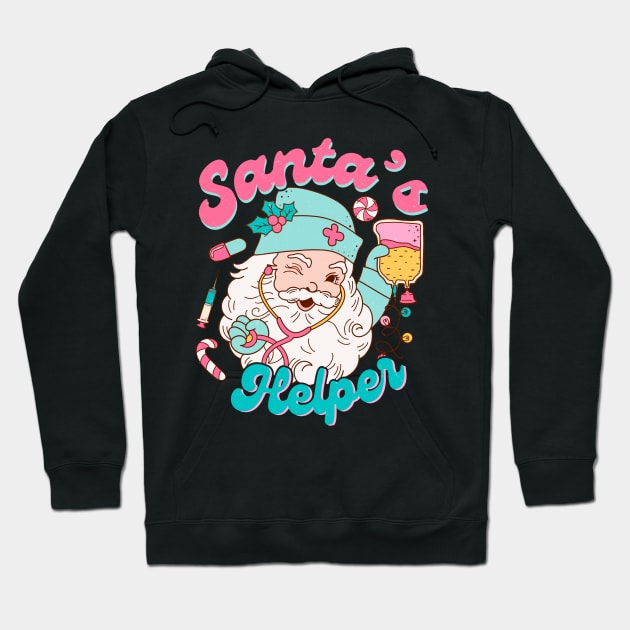 santas helper Hoodie by MZeeDesigns